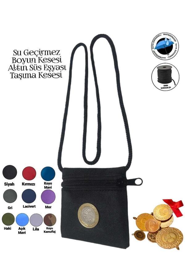 Sevbags Altın Ve Süs Eşyası Taşımak Için Boyun Kesesi Küçük Kese - Image 1