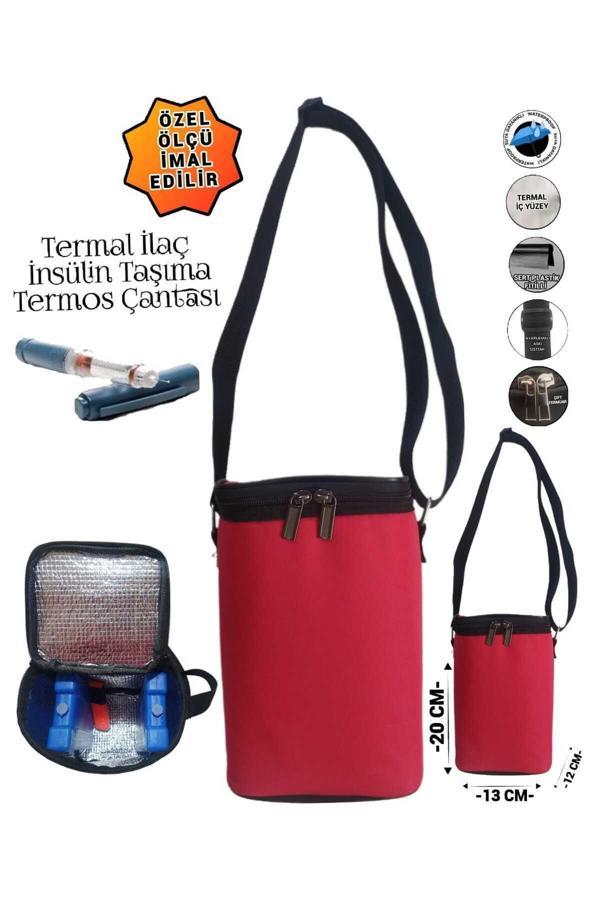 Sevbags İlaç İnsülin Taşıma Termal Termos Çantası Ayarlı Omuz Askılı - Image 1
