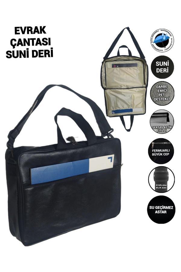 Sevbags Evrak Çantası Suni Deri Su Geçirmez Astar - Image 1
