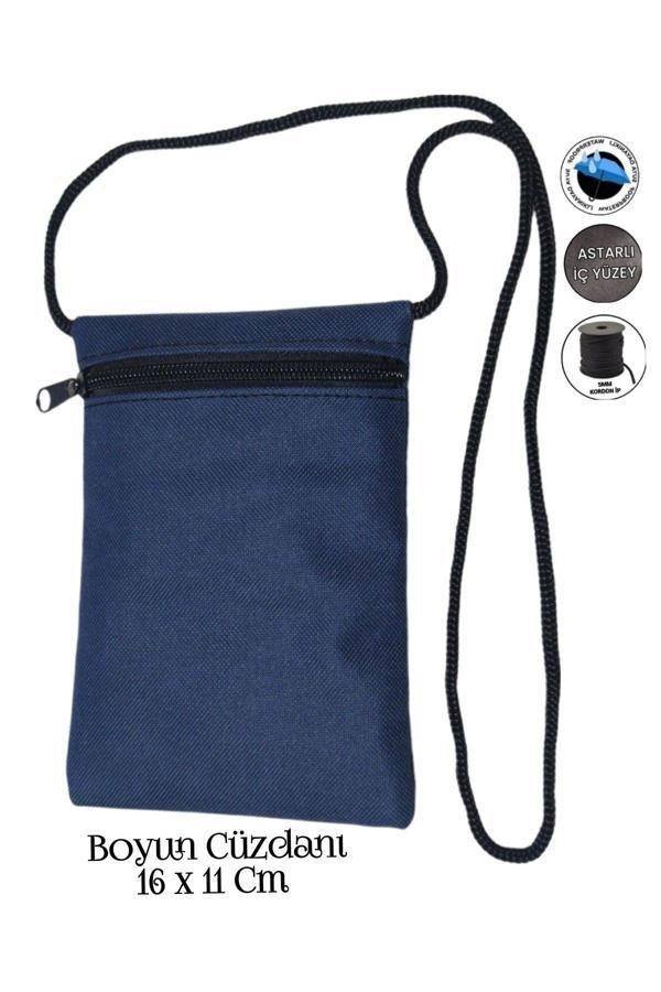 Sevbags Para Kimlik Pasaport Hac Umre Asker Sporcu Boyun Kese Cüzdanı - Image 1