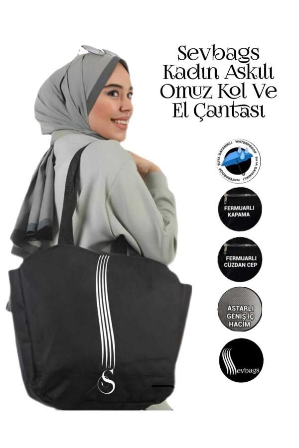 Sevbags Kadın Günlük Spor Askılı Omuz Kol Ve El Çantası - Image 1