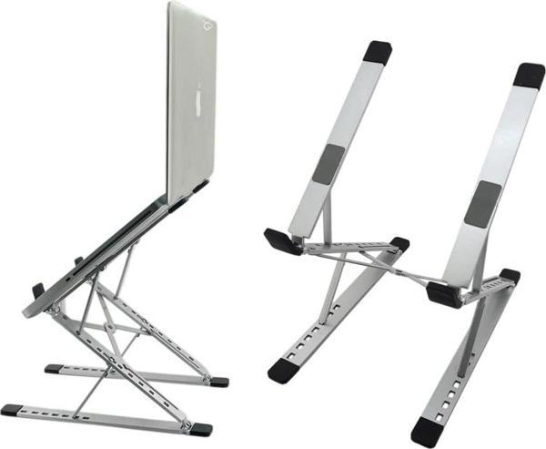 Coverzone Kaliteli Tok Alüminyum  Tüm Dizüstü Bilgisayar Notebook Standı Ayarlanabilir 10-16 inç N8 - Image 1
