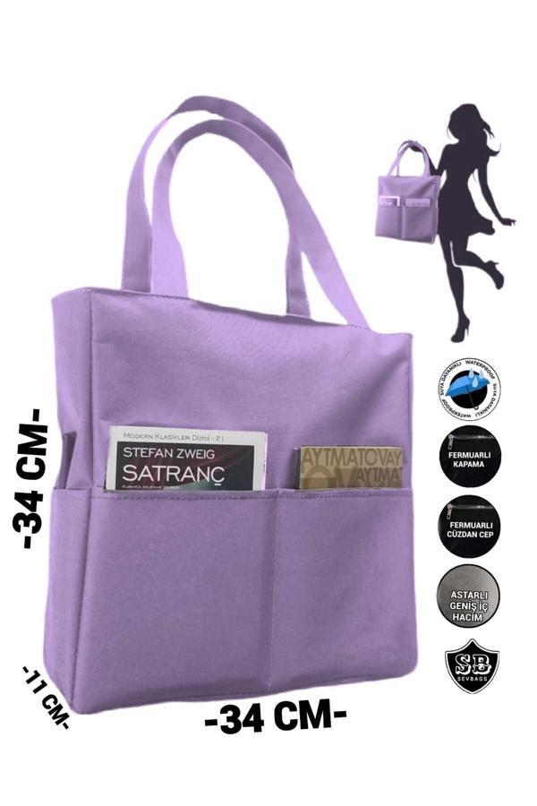 Sevbags Lila Kadın Spor Kol Çantası 35*35*13 Cm - Image 1