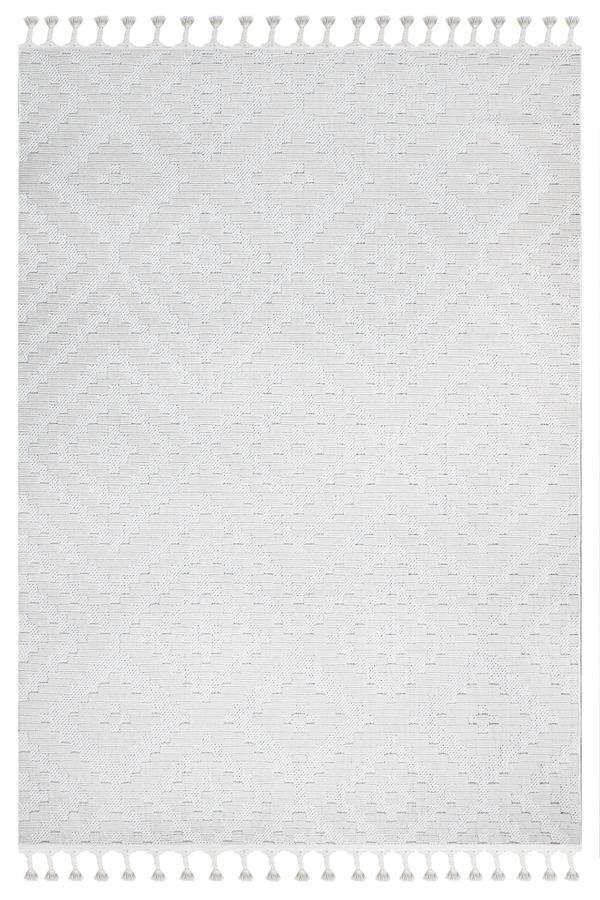 Lavander Krem Geometrik Etnik Modern Desenli Hav Vermeyen Leke Tutmayan Kolay Temizlenen Yumuşak Makine Salon Yolluk Mutfak Halı - Image 1