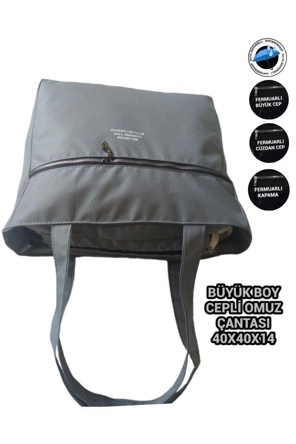 Sevbags Büyük Omuz Kol El Askılı Çanta Su Çeçirmez 40X40X14 - Image 1