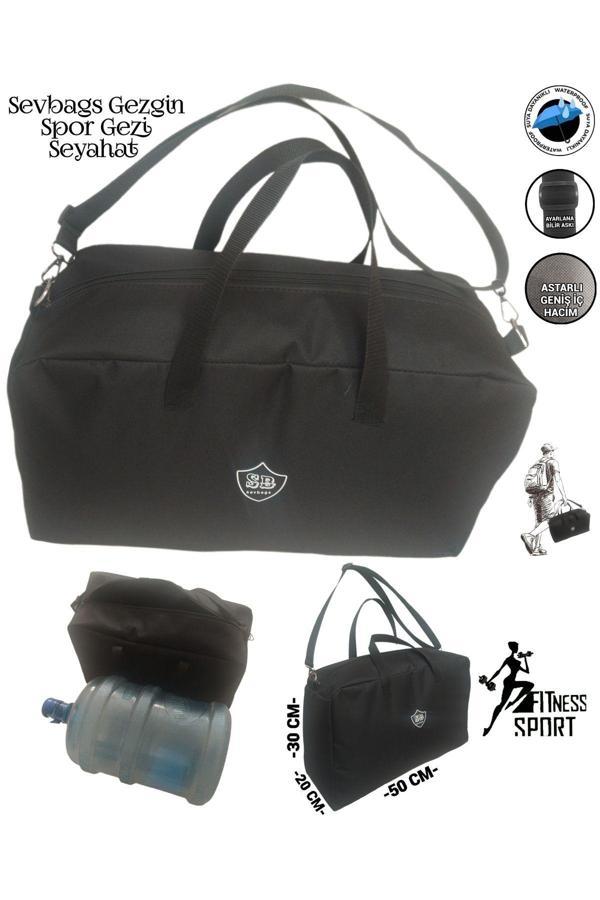 Sevbags Unisex Çapraz Omuz Askılı Kadın Ve Erkek Fitness Spor Ve Seyahat Çantası - Image 1