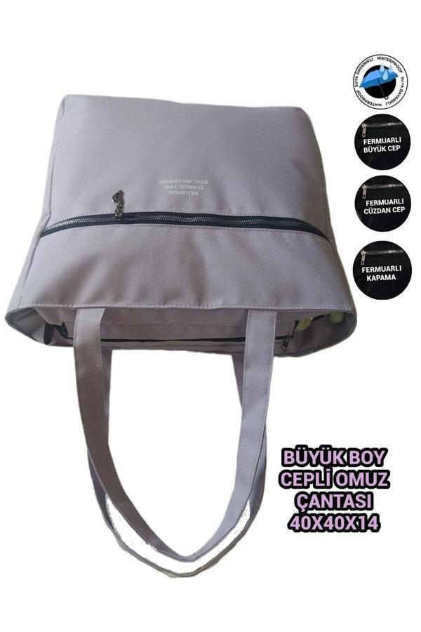Sevbags Büyük Omuz Kol El Askılı Çanta Su Çeçirmez 40X40X14 - Image 1