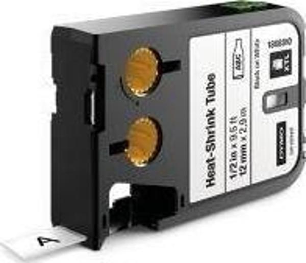 DYMO 1868810 XTL Isıyla Küçülen Etiketi,12 mm x 2.7 m Byz/Syh - Image 1