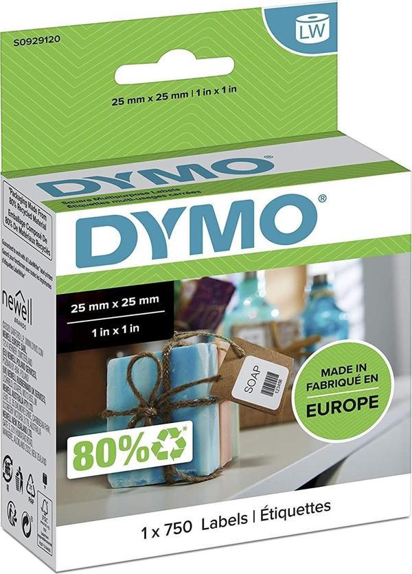 DYMO 25x25mm Çok Amaçlı Kare Barkod Etiketi  - Image 1