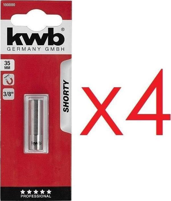 Kwb 100000 Manyetik Bits Tutucu 35 mm 4 Adet 3/8 - Image 1