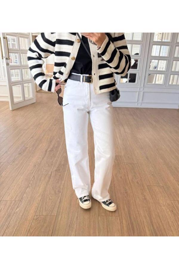 Boutich Zr Likralı Palazzo Jean Pantolon - Image 1