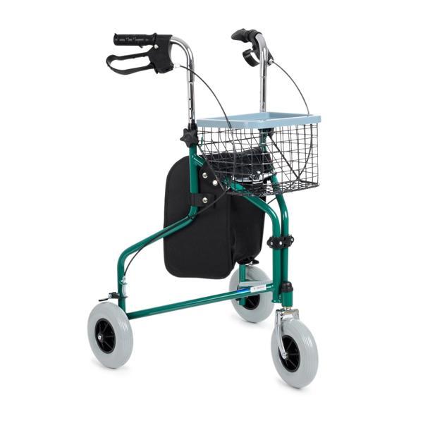 Comfort Plus Rolatör Yürüteç | 3 Tekerlekli, Katlanabilir, Hafif Alüminyum Şase DY049143 - Image 1