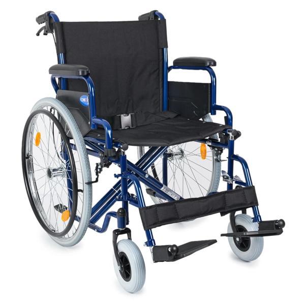 Comfort Plus Tekerlekli Sandalye | 50 cm Genişlik, Refakatçi Frenli, Çift Makaslı Yüksek Taşıma Kapa - Image 1