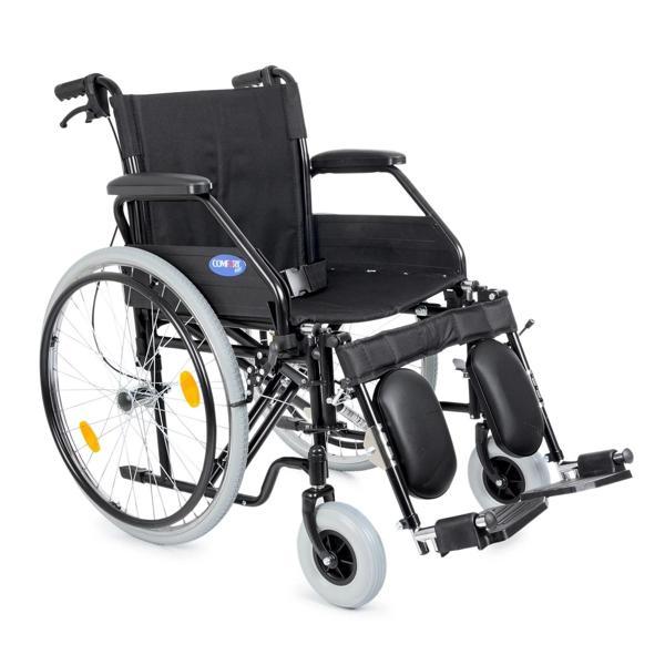 Comfort Plus Tekerlekli Sandalye | 50 cm Genişlik, Refakatçi Frenli, Çıkarılabilir Kol ve Ayaklı, Çe - Image 1