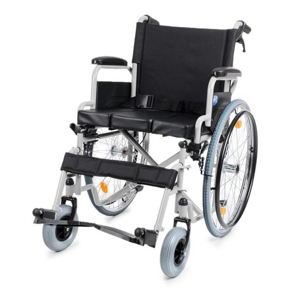 Comfort Plus Tekerlekli Sandalye | WC Özellikli, 50 cm Oturum Genişliği, Refakatçi Frenli, Çelik Göv - Image 1