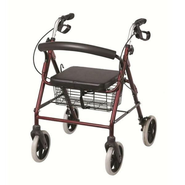 Poylin Ekonomik Rollatör | Katlanabilir Yapı, Oturma Alanı, Taşıma Sepetli P580 - Image 1