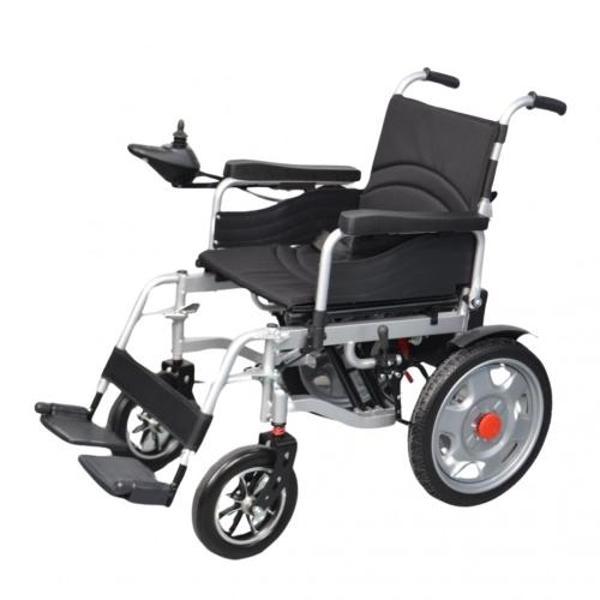 Poylin P200E Katlanabilir Akülü Tekerlekli Sandalye | Çelik Gövde, 120 kg Taşıma Kapasiteli, Elektro - Image 1