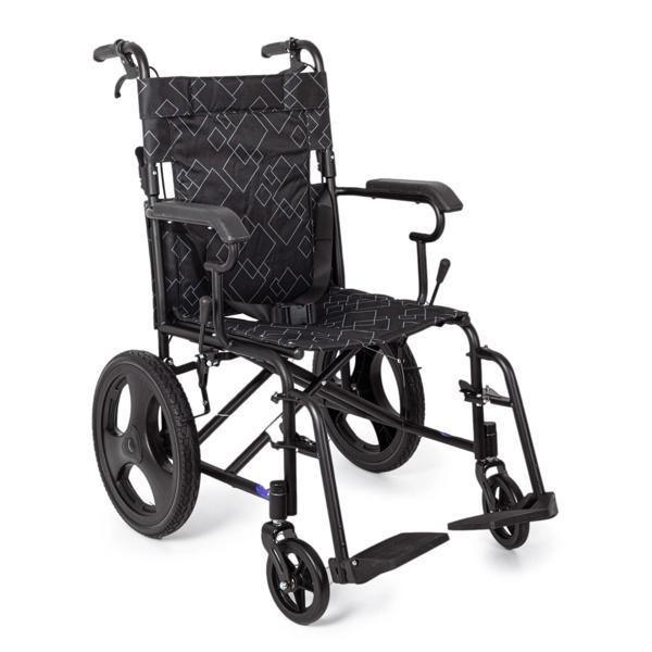 Comfort Plus Transfer Tekerlekli Sandalye | Kompakt Yapı, Refakatçi Frenli, Emniyet Kemerli KY8711-1 - Image 1