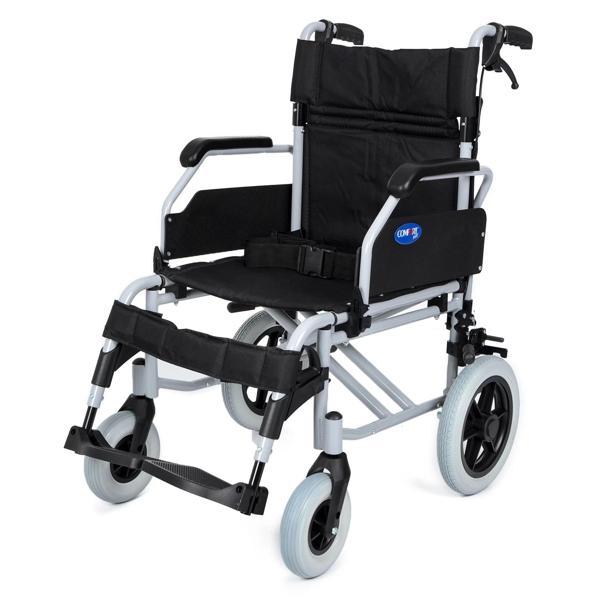 Comfort Plus Transfer Tekerlekli Sandalye Silver | 45 cm Oturum, Alüminyum Gövde, Katlanabilir Sırtl - Image 1
