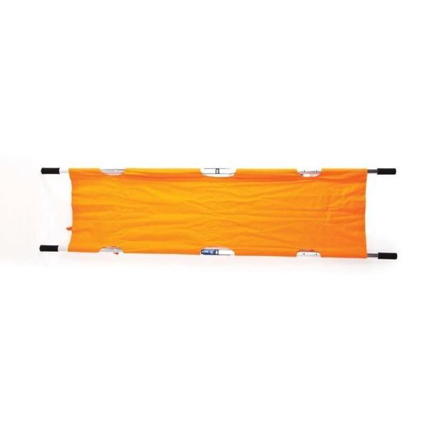 Comfort Plus 2'ye Katlanır Pole Sedye | Su Geçirmez Kumaş, Hafif Alüminyum Gövde, 159 Kg Taşıma Kapa - Image 1