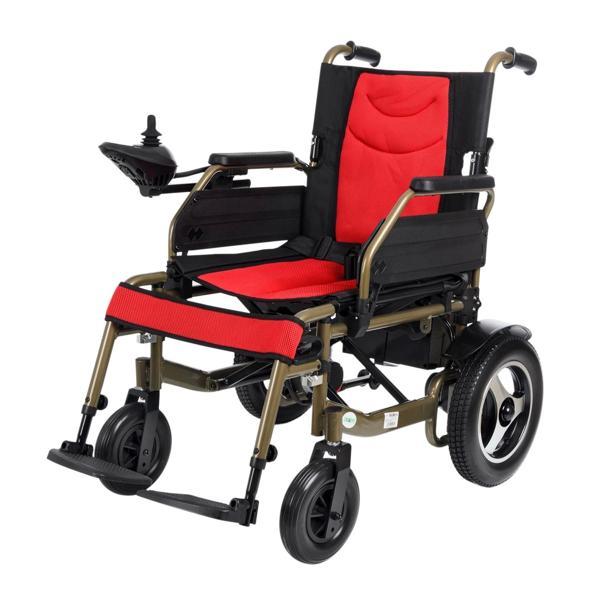 Creative Akülü Tekerlekli Sandalye | Katlanabilir Alüminyum Şase, 2x250W Motor, File Kumaşlı, Yüksek - Image 1