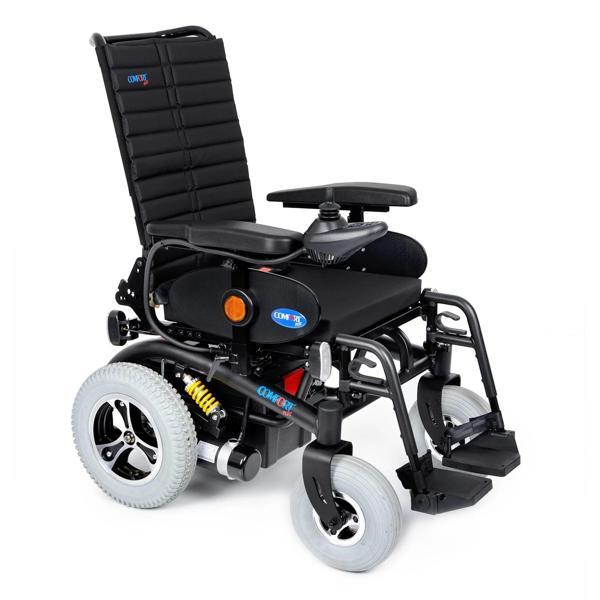 Comfort Plus Akülü Tekerlekli Sandalye | Amortisörlü Lüks Sürüş, 2x320W Motor, Işıklı Joystick, Far  - Image 1