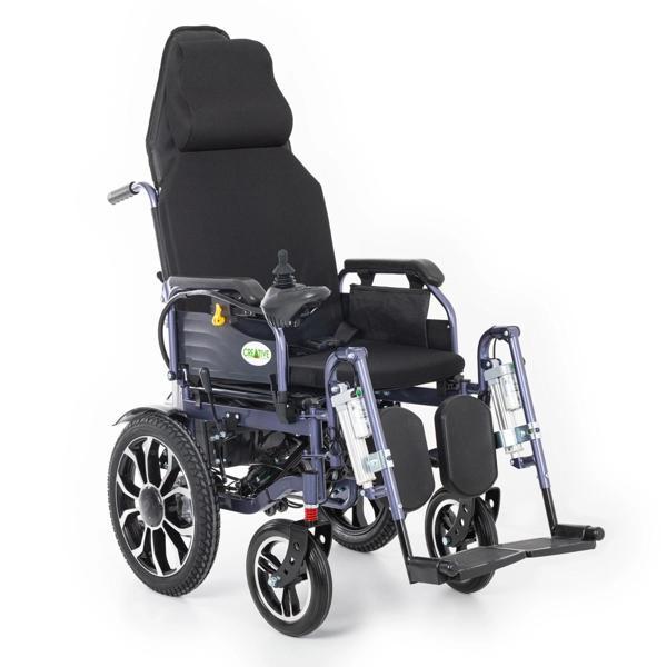 Creative CR-8012 Akülü Tekerlekli Sandalye | Motorlu Sırt ve Ayak Ayarı, 120 kg Taşıma Kapasitesi - Image 1
