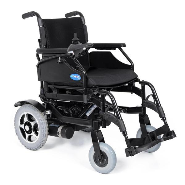 Comfort Plus Akülü Tekerlekli Sandalye | Katlanabilir Alüminyum Şase, 2x340W Motor, 36Ah Akü, Joysti - Image 1