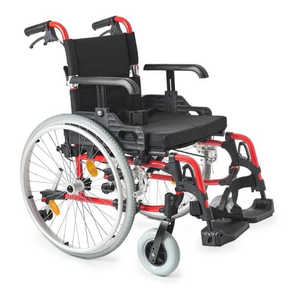 Comfort Plus Hafif Alüminyum Tekerlekli Sandalye | Katlanabilir ve Quick Release Özellikli DM-326 - Image 1