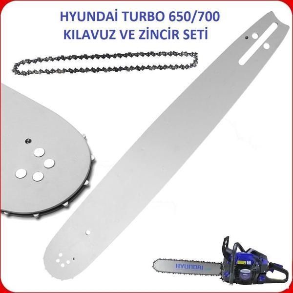 Hyundai Turbo 650/700 Motorlu Testere Kılavuzu Ve Zinciri - Image 1