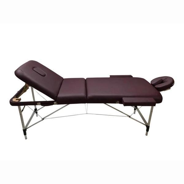 Comfort Plus Masaj Masası Bordo | Alüminyum Ayaklı, Ayarlanabilir Yükseklik, Taşıma Çantalı GA-305 - Image 1