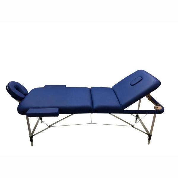 Comfort Plus Masaj Masası Mavi | Alüminyum Ayaklı, Ayarlanabilir Yükseklik, Taşıma Çantalı GA-305 - Image 1