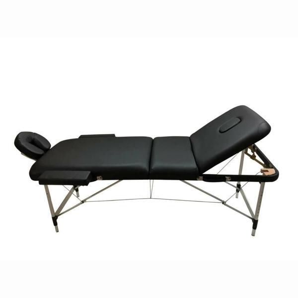 Comfort Plus Masaj Masası Siyah | Alüminyum Ayaklı, Ayarlanabilir Yükseklik, Taşıma Çantalı GA-305 - Image 1