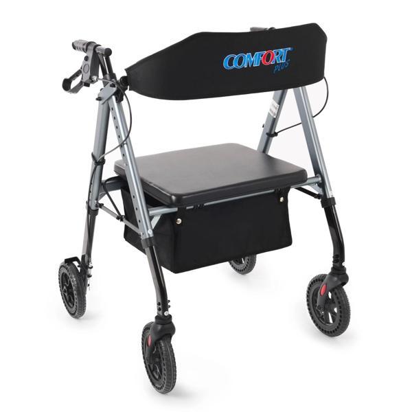 Comfort Plus Obez Alüminyum Rolatör | Geniş Gövdeli Tasarım, Yüksek Taşıma Kapasiteli Yürüteç DM-920 - Image 1