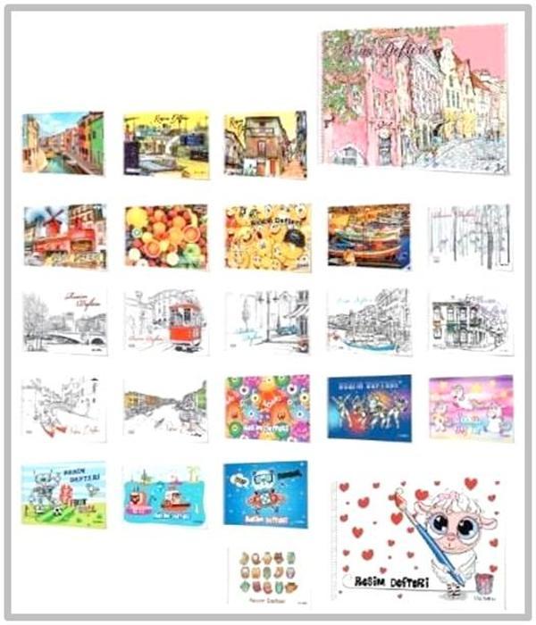 Çınar Resim Defteri 24X34 Spiralli 30 Yaprak - Image 1