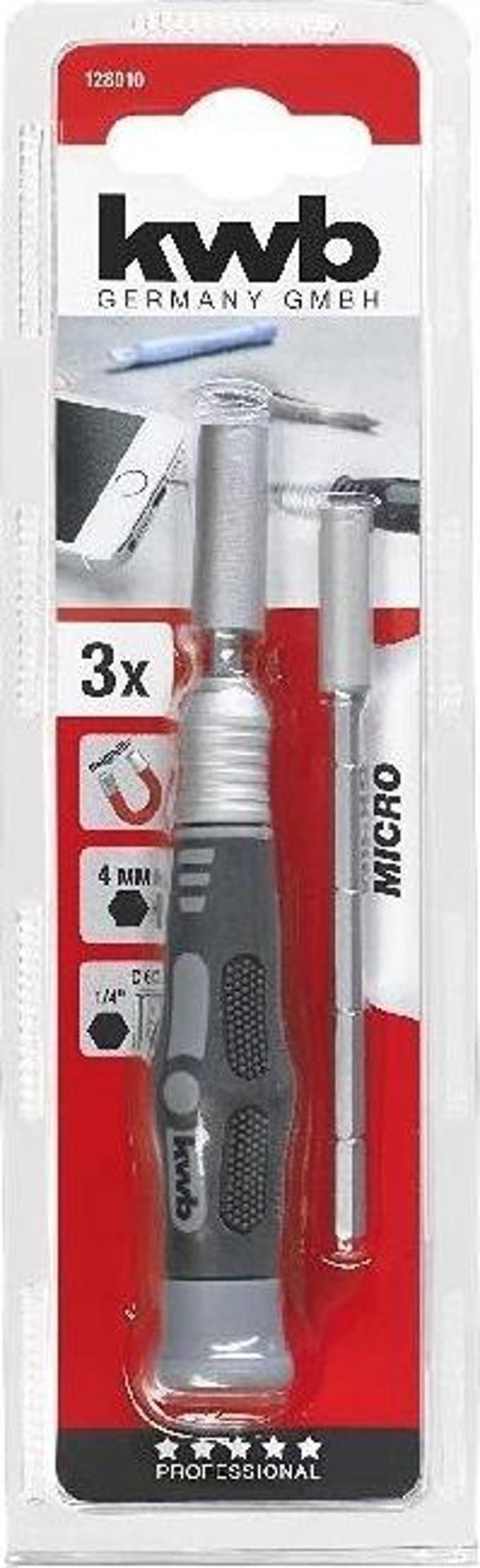 Kwb 128010 Elektronikçi Tornavida Adaptörü 4 mm - Image 1