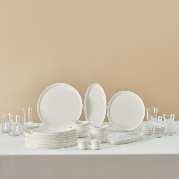 Karaca Forever Bone Bovi 28 Parça 6 Kişilik Kahvaltı Takımı - Image 1