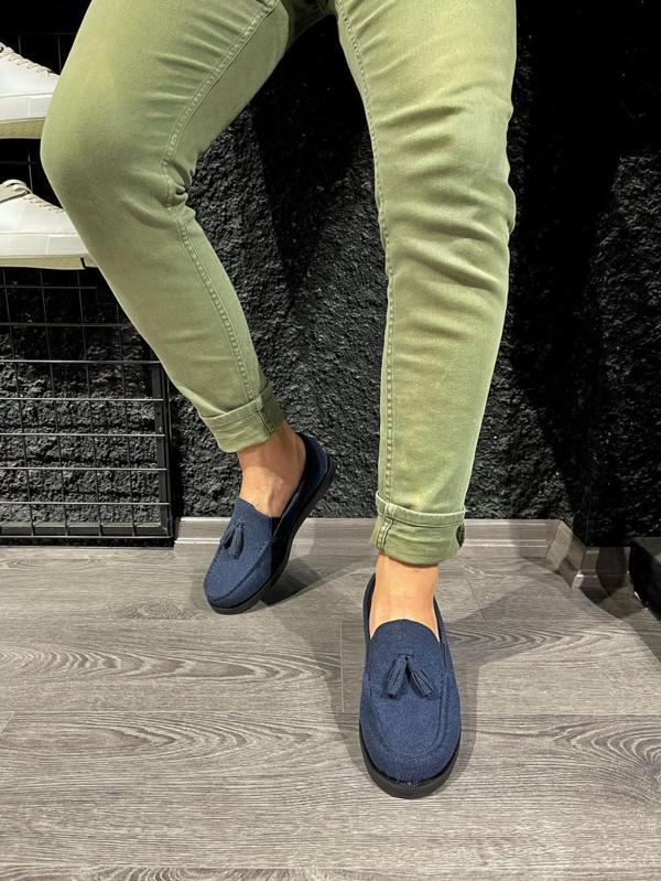 Knack Loafer Erkek Ayakkabı 007 Mavi - Image 1