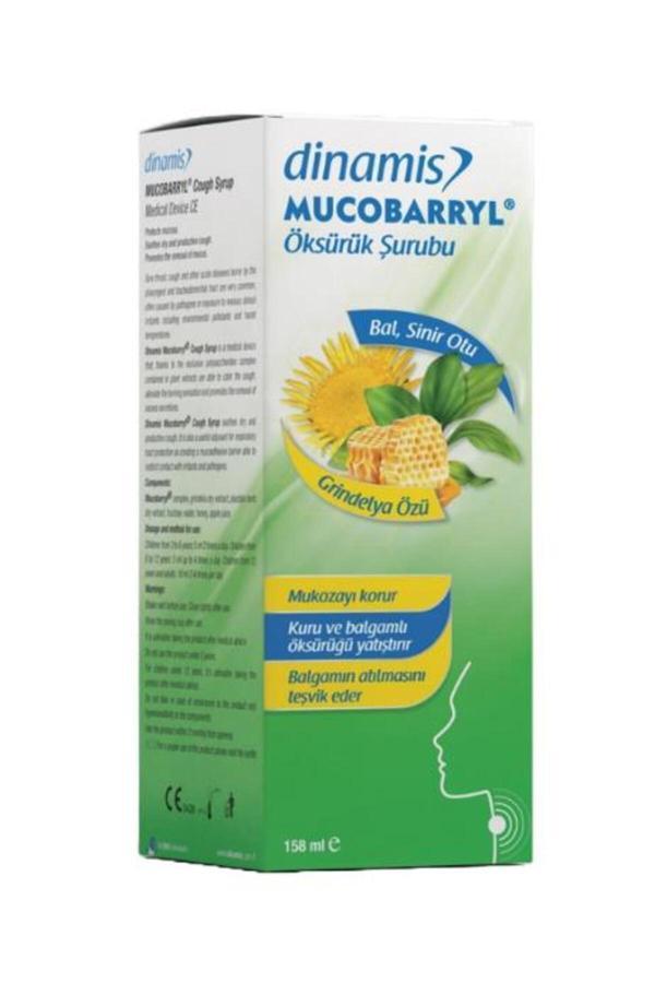 Dinamis Mucobarryl Grindelya Özlü Şurubu 150 Ml - Image 1
