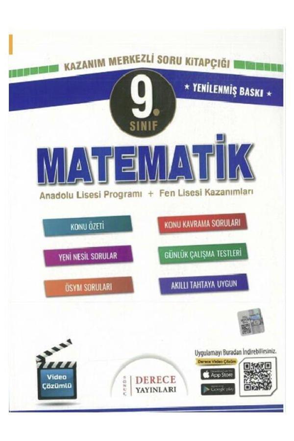 Derece Yayınları 9. Sınıf Matematik Set - Derece Yayınları - Image 1