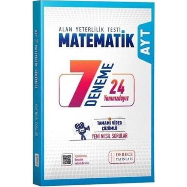 Derece Yayınları Ayt Matematik 7 Deneme - Derece Yayınları - Image 1