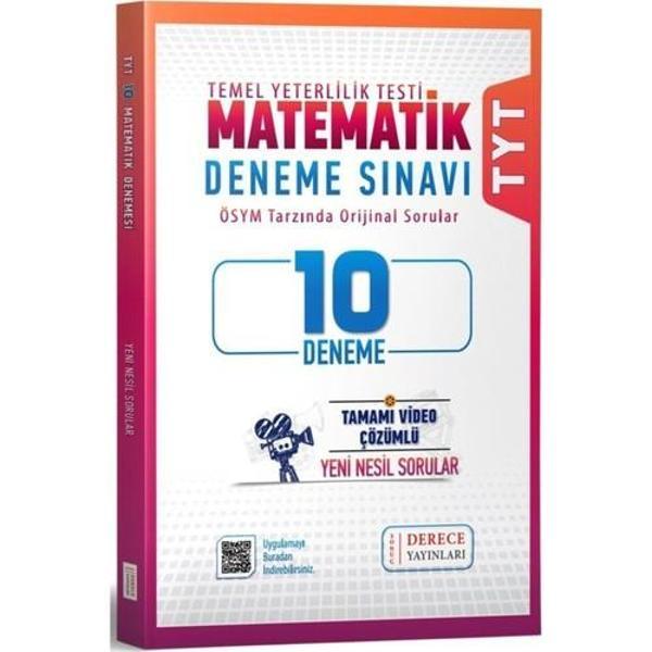 Derece Yayınları Tyt Matematik 10'Lu Deneme - Derece Yayınları - Image 1