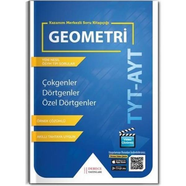 Derece Yayınları Tyt-Ayt Geometri Çokgenler-Dörtgenler-Özel Dörtgenler - Derece Yayınları - Image 1