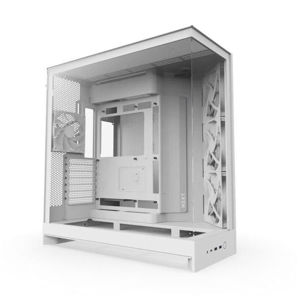 NZXT H Series H9 Flow RGB CM-H92FW-01 Beyaz ATX Mid Tower Gaming (Oyuncu) Kasa - Image 1