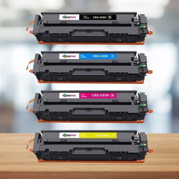 Canon CRG-055H Muadil Toner Takım- Çipli/ - / LBP-662Cdw / LBP-664Cx / MF-741Cdw / MF-742Cdw / MF-743Cdw / MF-744Cd / MF - Image 1