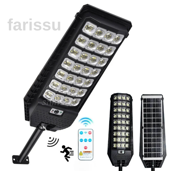Güneş Enerjili, Hareket Sensörlü Dış Mekan LED Sokak Lambası Solar Aydınlatma - Image 1