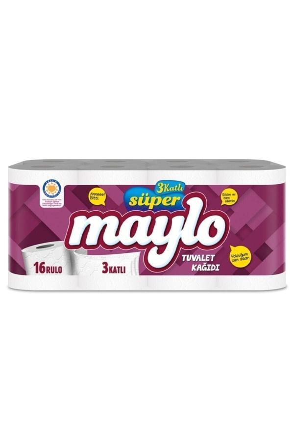 Maylo 3 Katlı Tuvalet Kağıdı 16'Lı - Image 1