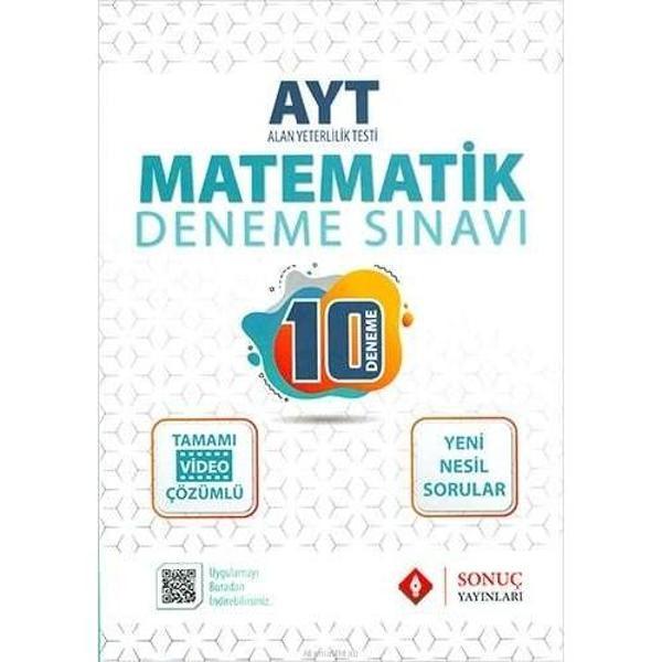 Sonuç Yayınları Ayt Matematik 10'Lu Deneme Sınavı - Sonuç Yayınları - Image 1