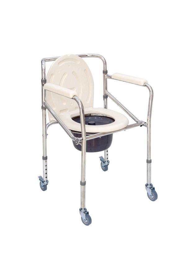Comfort Plus Dm-696 Tekerlekli Klozet Yükseltici (İthal)(Komot) - Image 1
