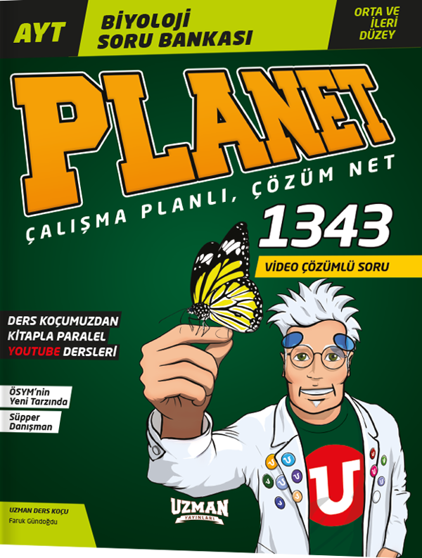 Uzman Yayınları Ayt Biyoloji Planet Orta ve İleri Düzey Soru Bankası - Uzman Yayınları - Image 1